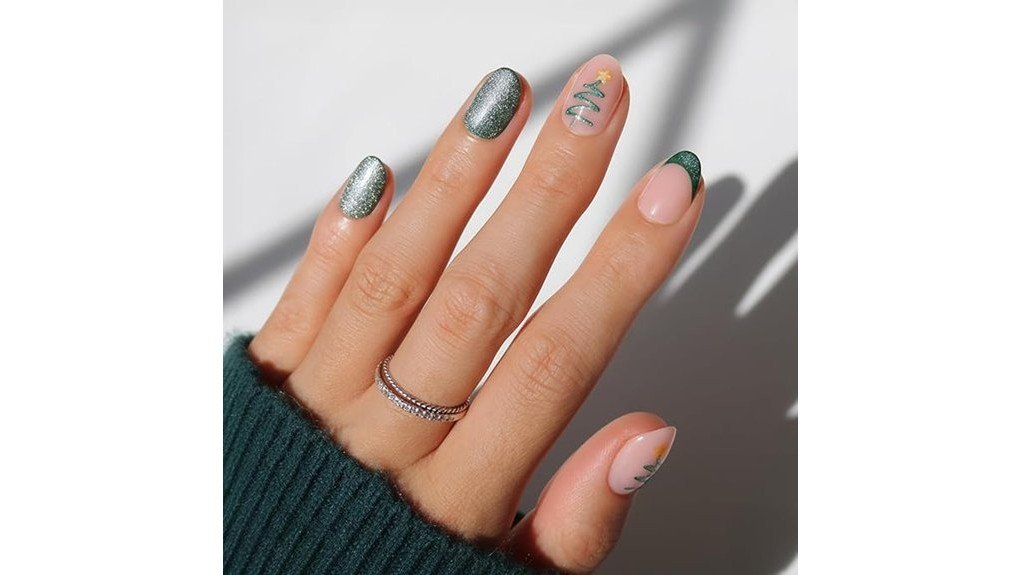 glamnetic velvet pine nails