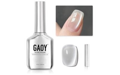 glassy cat eye nails
