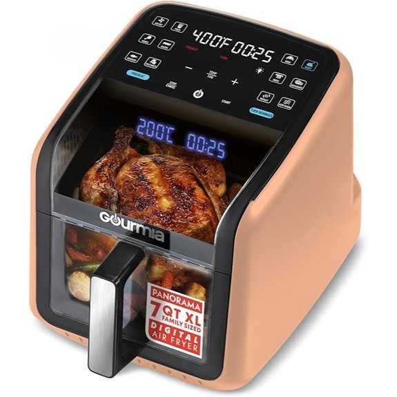 Gourmia 7QT Air Fryer with Guided Cooking