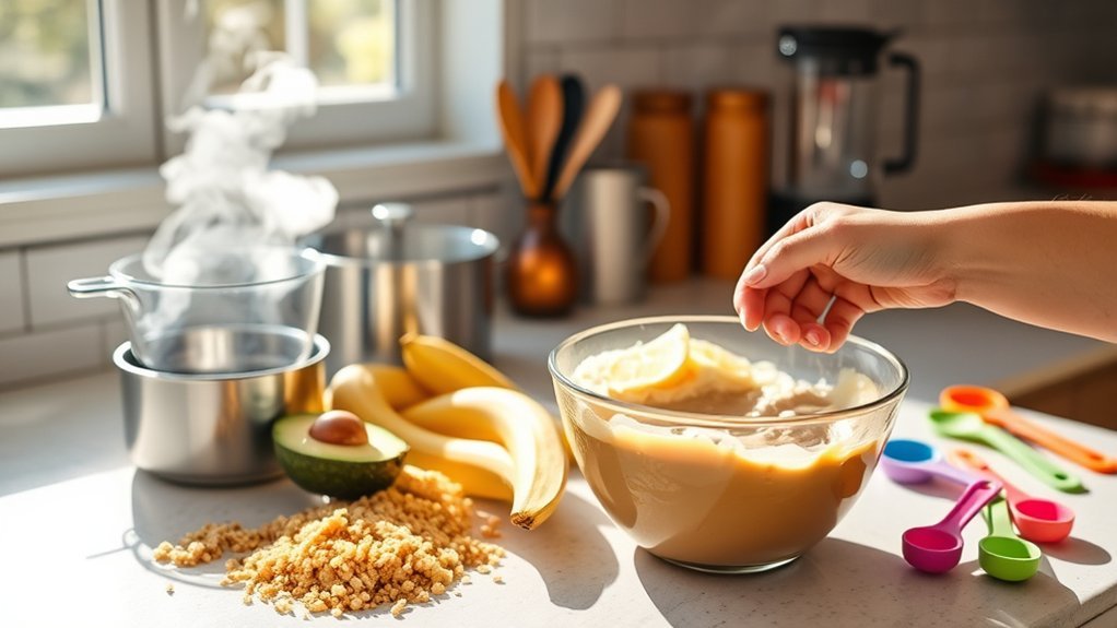 gradual introduction of textures