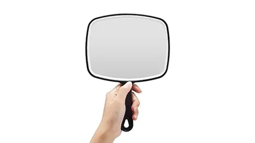 grooming essential hand mirror