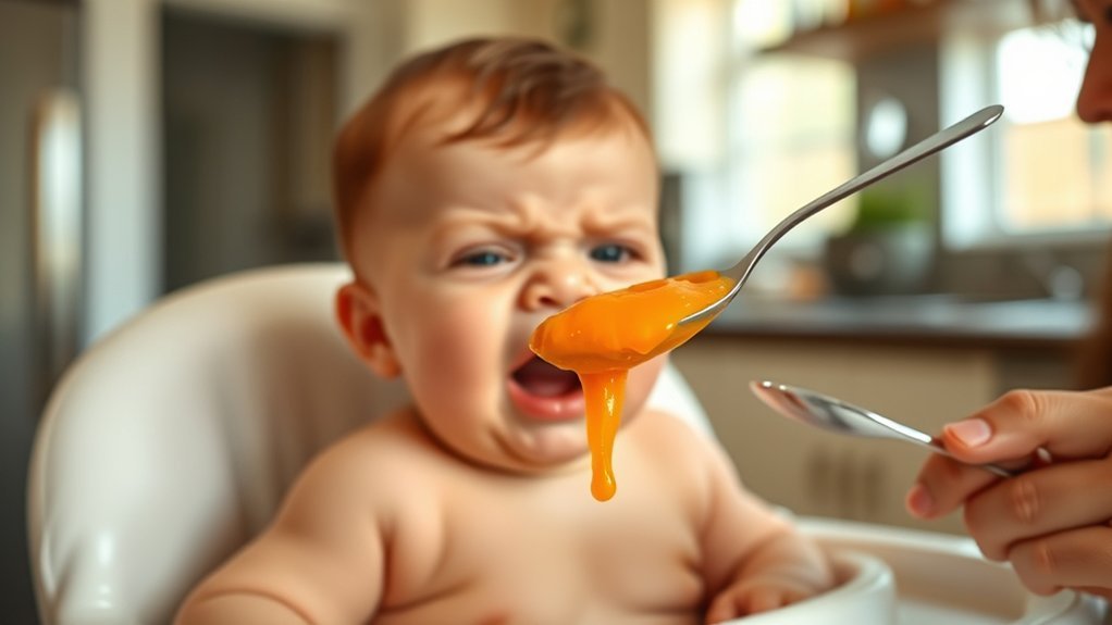 handling baby food rejection