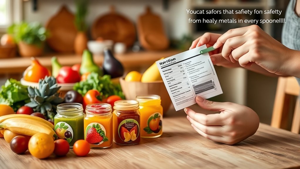 heavy metals in baby food