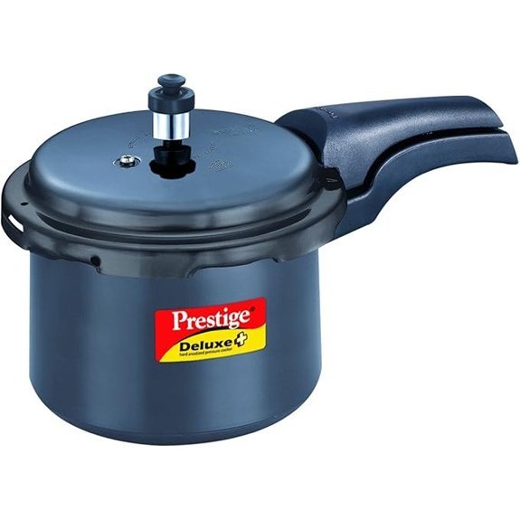Prestige Deluxe Plus Hard Anodized Pressure Cooker 3-Liter