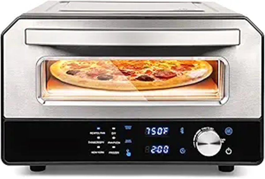 800℉ Indoor Electric Pizza Oven with Touchscreen