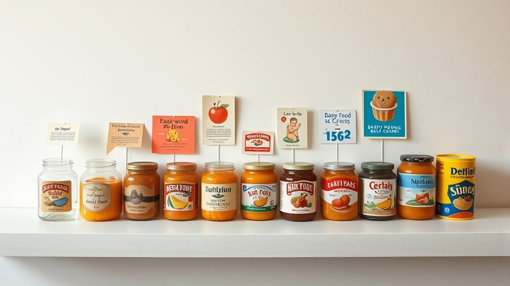 history of baby food