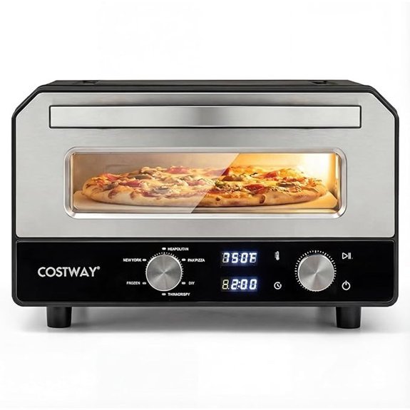 COSTWAY 1700W Electric Pizza Oven for Home Kitchen