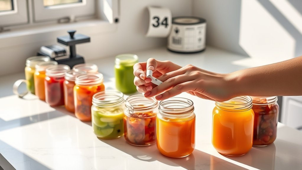 homemade baby food labeling