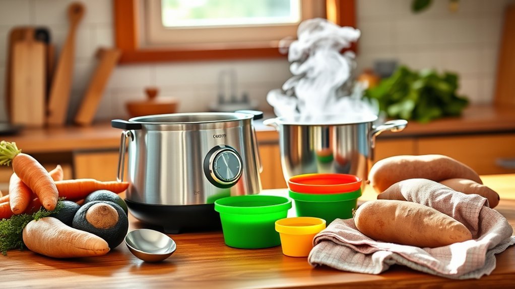 homemade baby food preparation