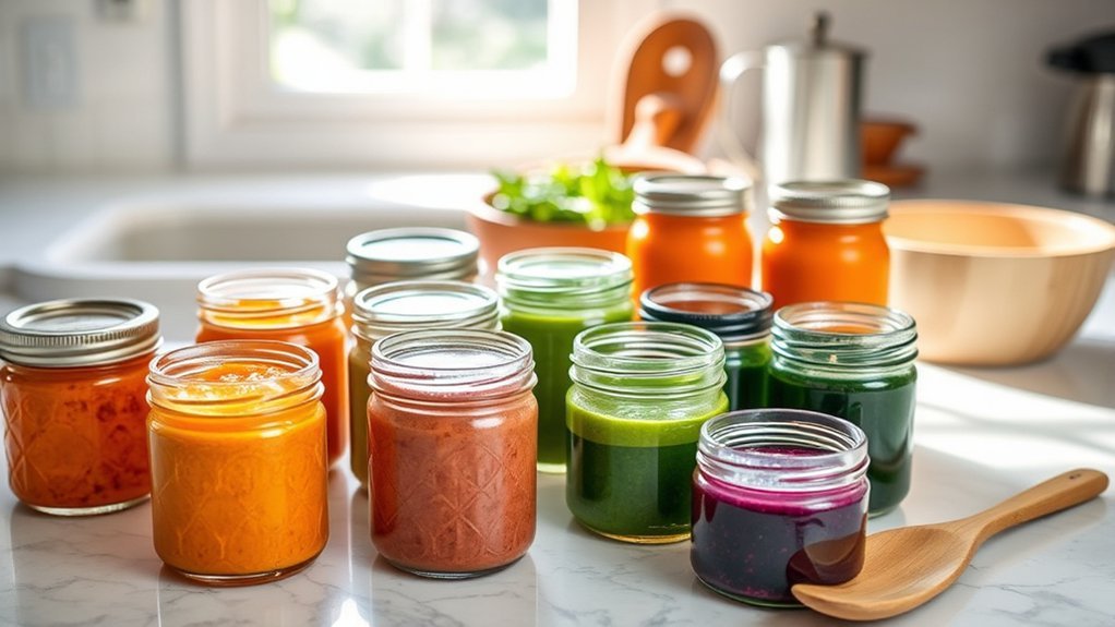 homemade baby food storage