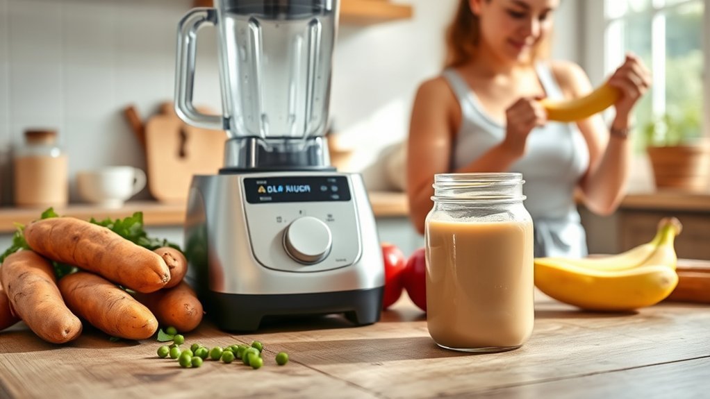 homemade nutritious baby purees