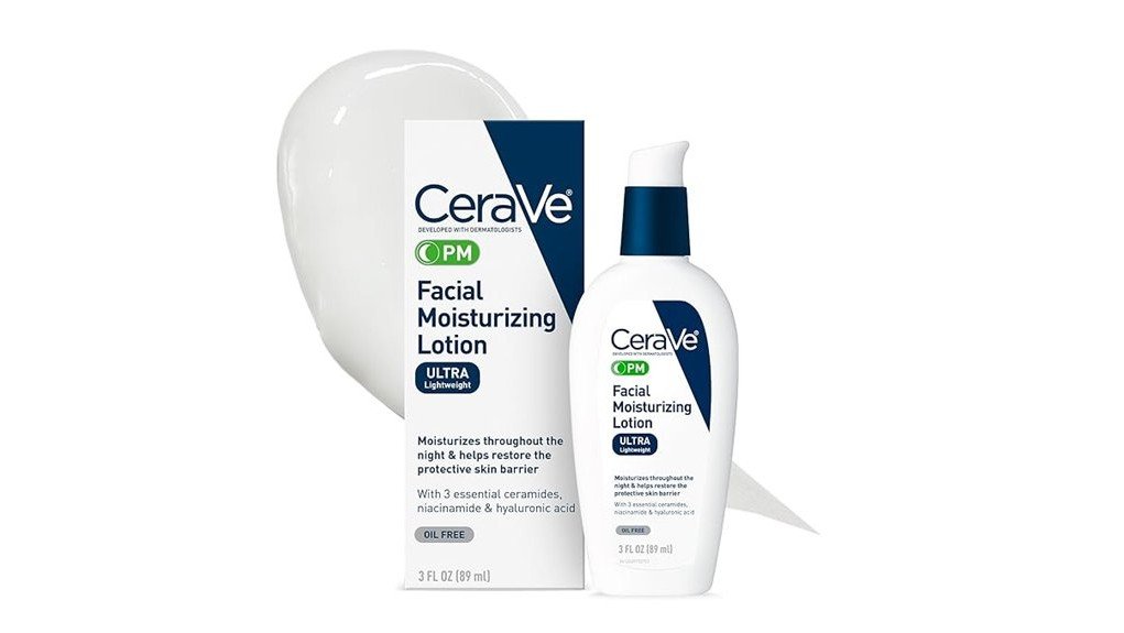 hydrating nighttime facial lotion