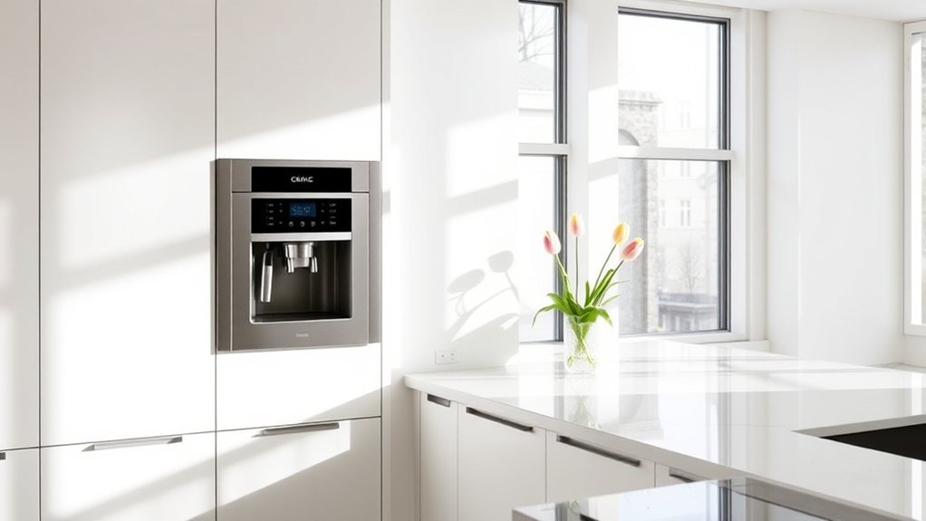 integrated kitchen coffee solutions