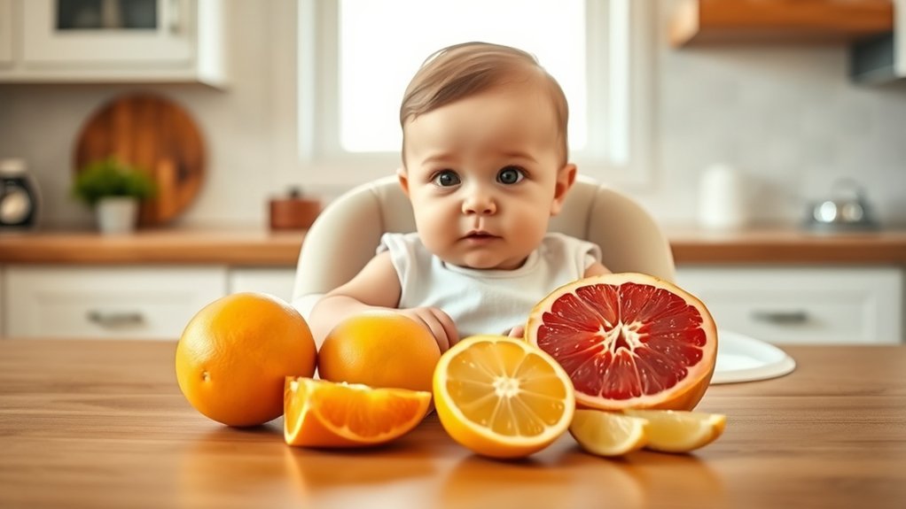 introduce citrus fruits gradually