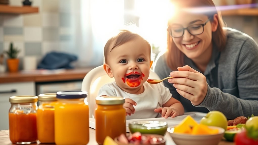 introduce foods slowly patiently