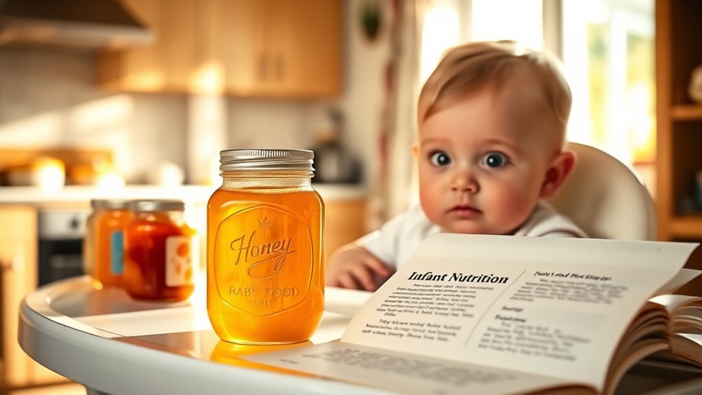 introduce honey after one