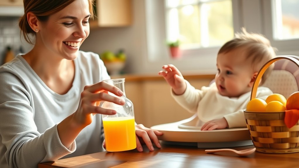 introduce juice safely