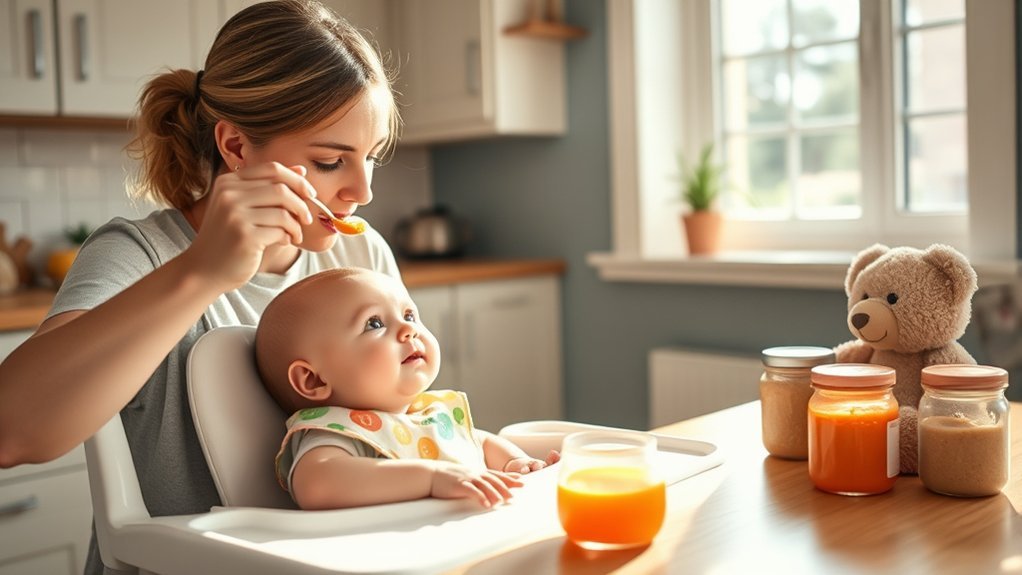 introduce solid foods gradually