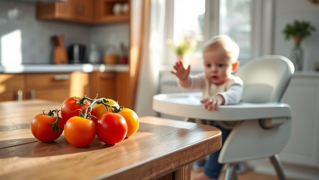 introduce tomatoes cautiously safely