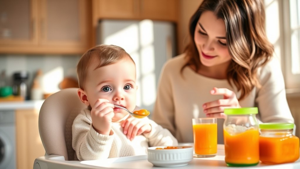 introducing baby food timeline