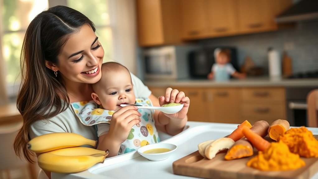 introducing solid baby foods