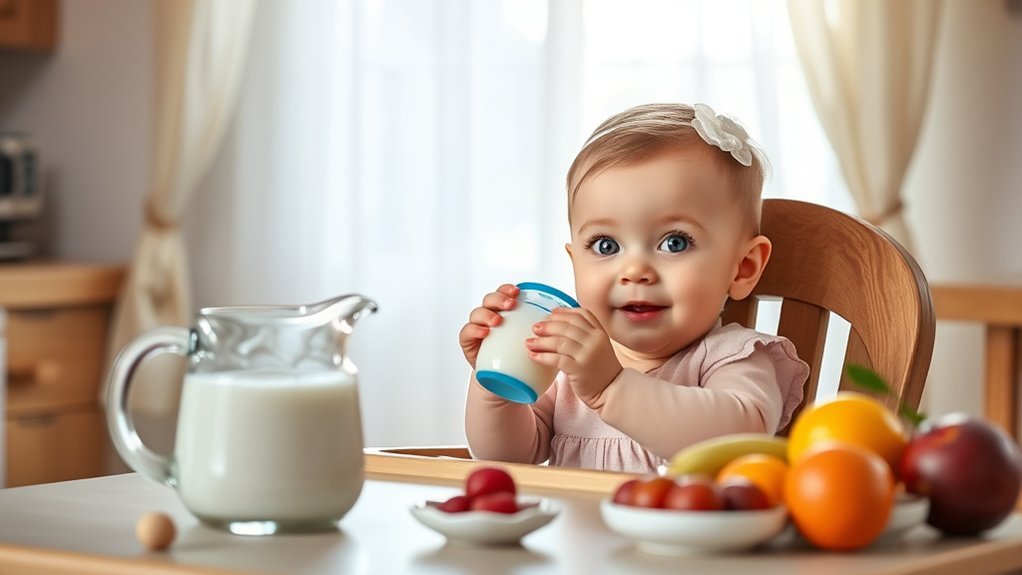 introducing whole milk safely