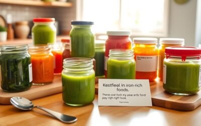 iron content in baby food