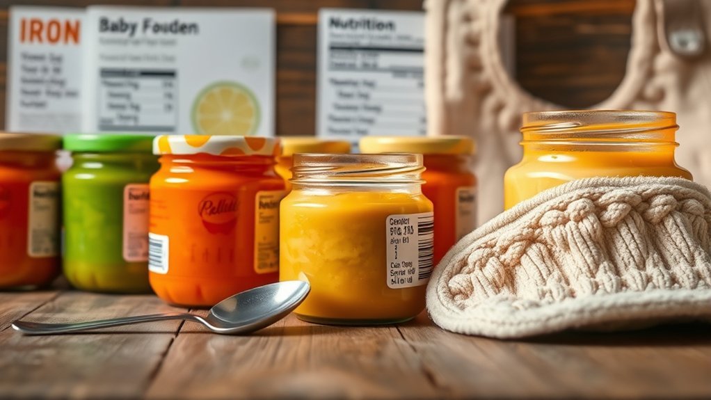 iron fortified food selection