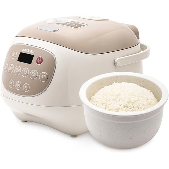 Joydeem Ceramic Rice Cooker (6 Cups PFOA Free)