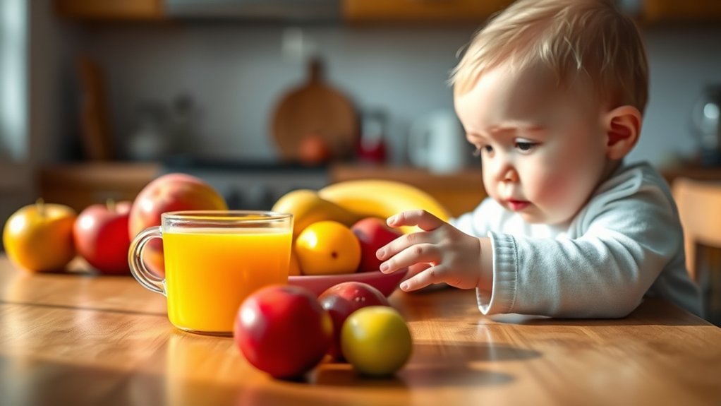 juice consumption for infants