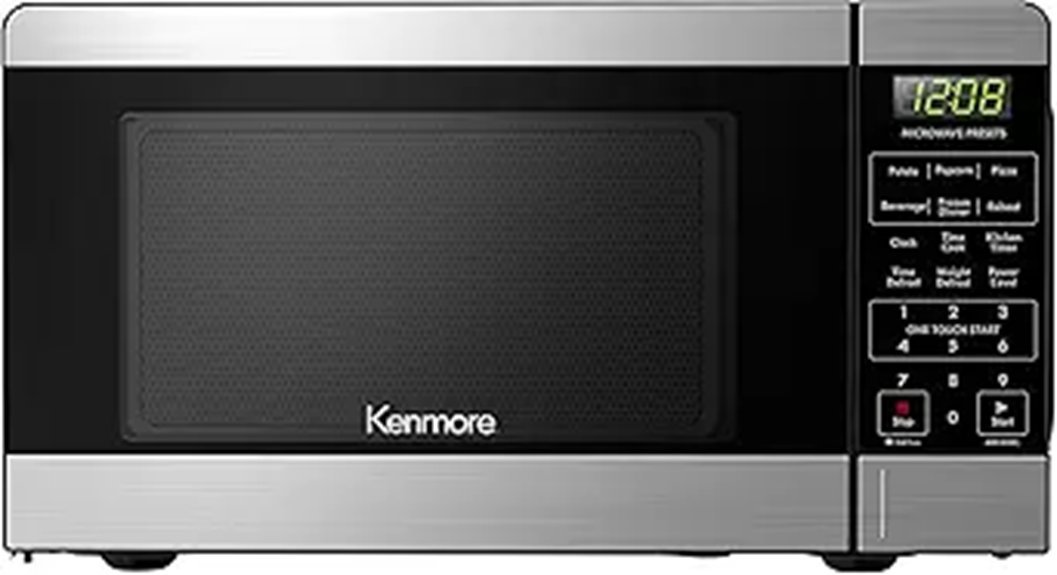 Kenmore Countertop Microwave with 6 Auto-Preset Menus