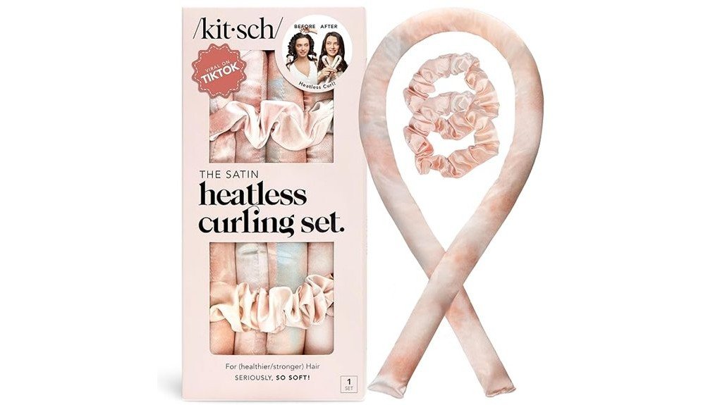 kitsch satin curling set