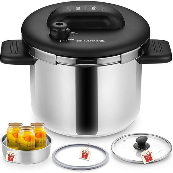 KOCH SYSTEME CS 6.3 QT Pressure Cooker