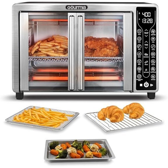 Gourmia 25 Qt French Door Air Fryer