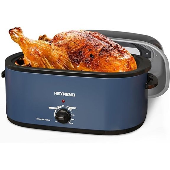 26QT Electric Roaster Oven with Viewing Lid