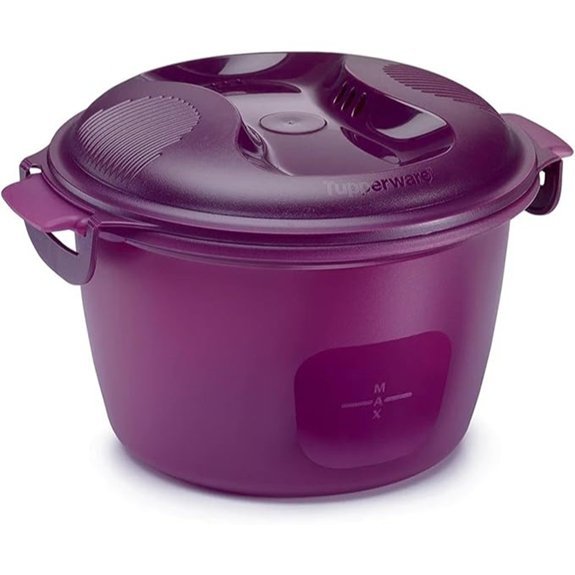 Tupperware Microwave Rice Cooker Purple Large 3L or 12 cup