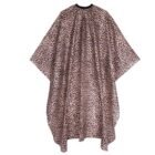 leopard print hair cutting cape
