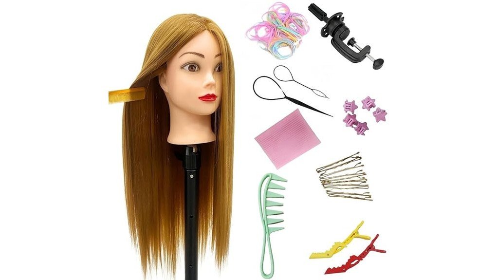 light auburn hair mannequin
