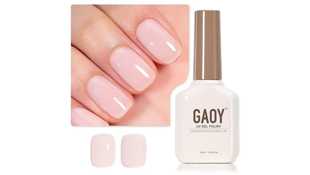 light pink gel polish