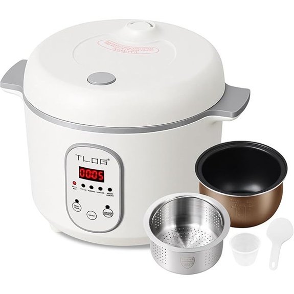 TLOG Low Carb Rice Cooker with Steamer Basket