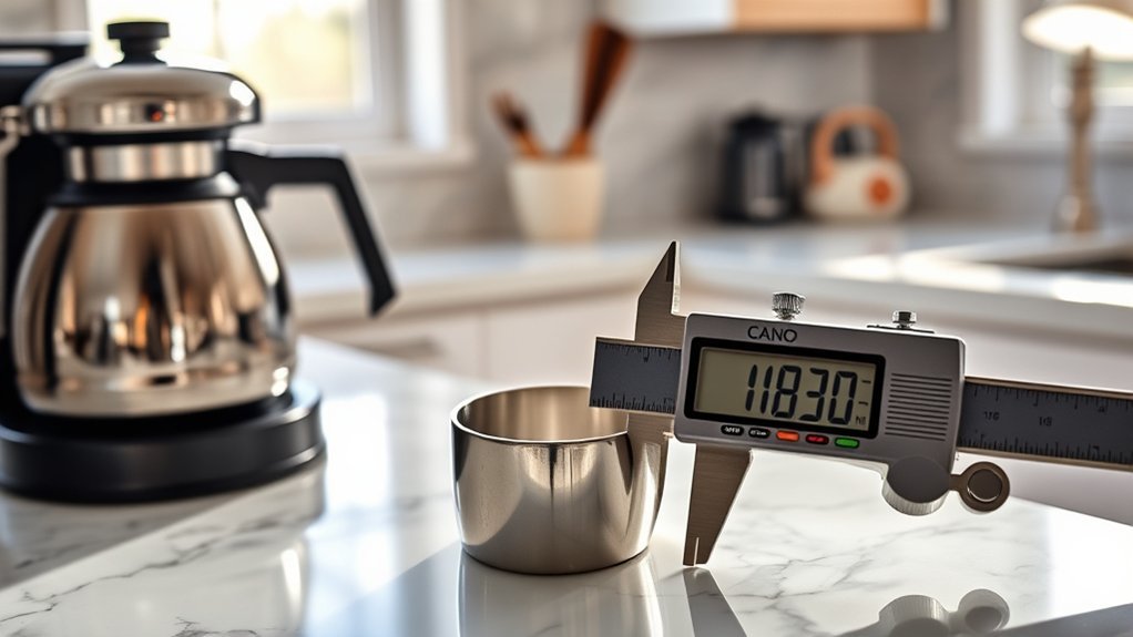 measure metal ring diameter