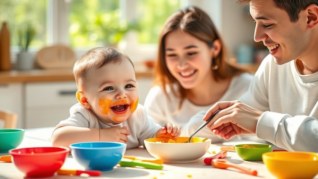 messy mealtime sensory exploration