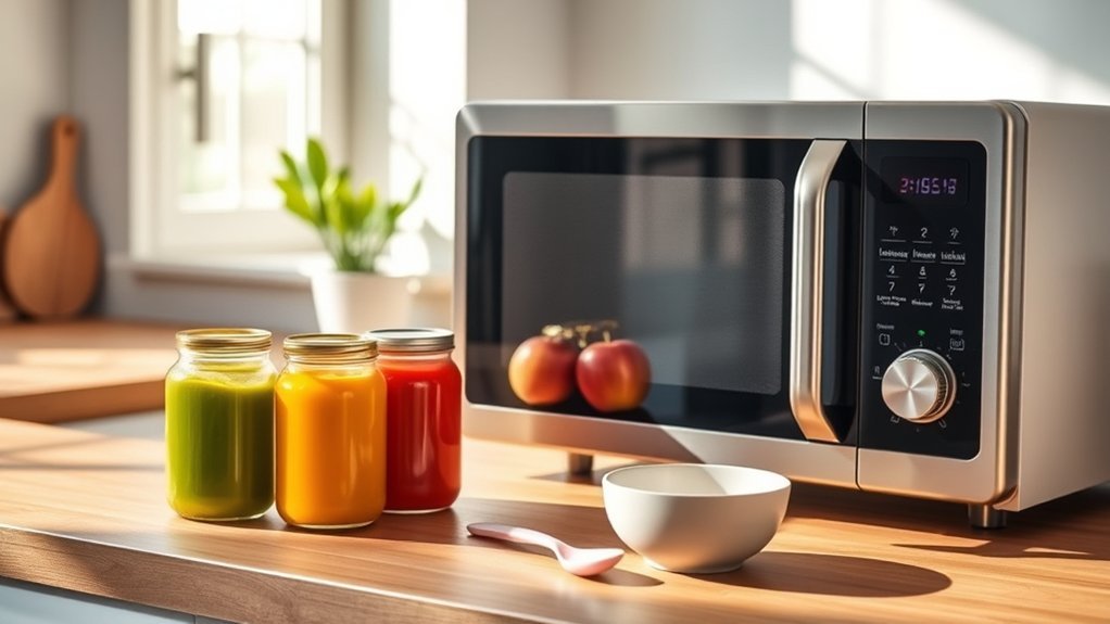 microwave baby food safely