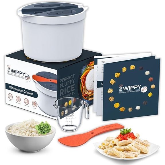 Zwippy Microwave Rice and Pasta Cooker