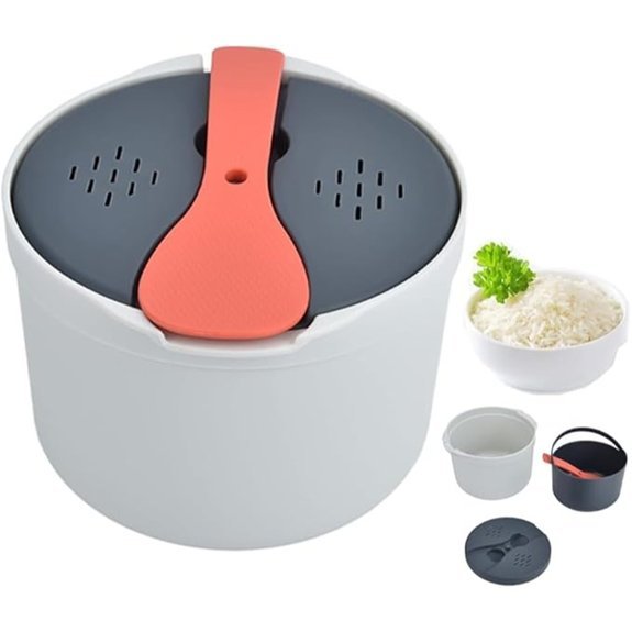Microwave Rice Cooker and Pasta Steamer Set