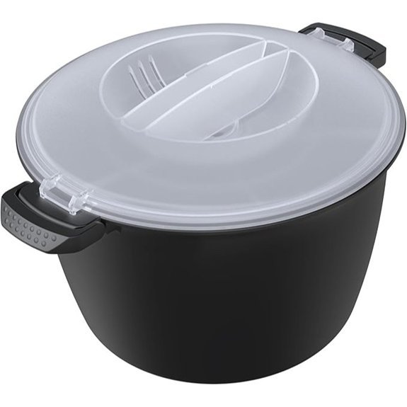 Professional 3 Quart Microwave Rice Cooker and Steamer