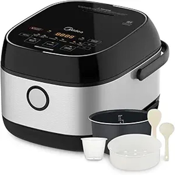 Midea 3L Rice Cooker with Steamer Basket