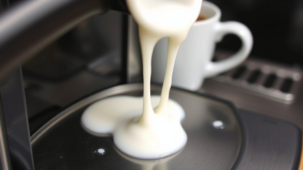 milk damages coffee makers