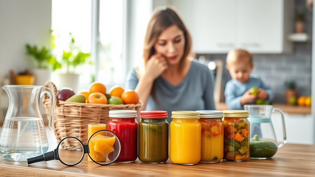 minimize lead in baby food