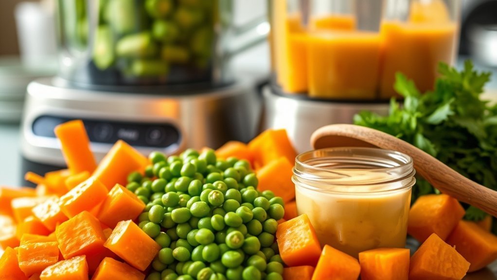 mixed vegetable baby puree